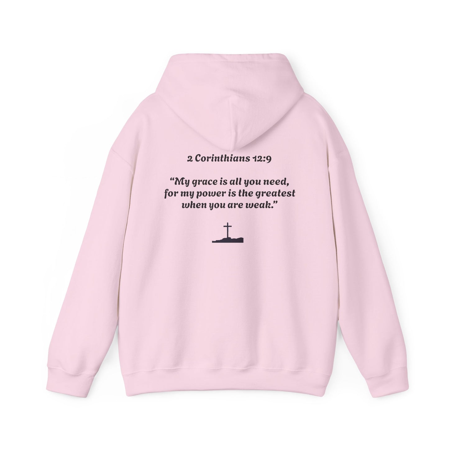 Unisex Heavy Blend™ Hooded Sweatshirt--2 Corinthians 12:9