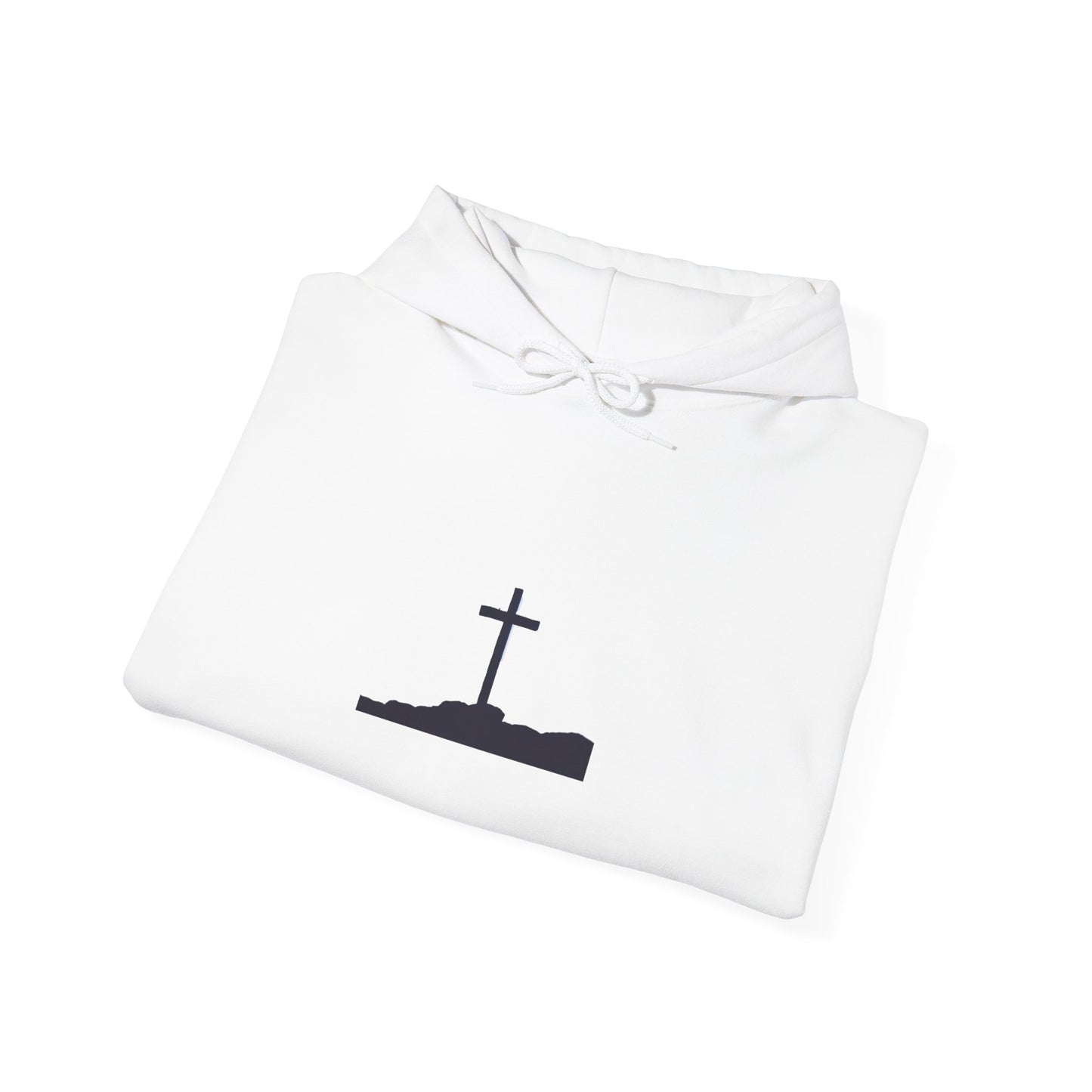 Inspirational Christian Hooded Sweatshirt - 'Be Strong' Design