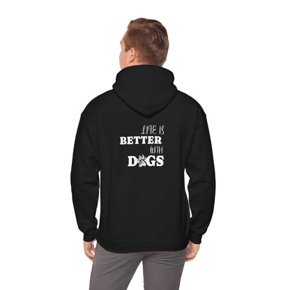 Cute Dog Lover Hoodie - Life is Better with Dogs