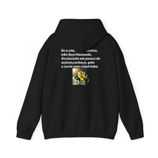 Casual Unisex Hooded Sweatshirt - Fun Cocktail Quote Design