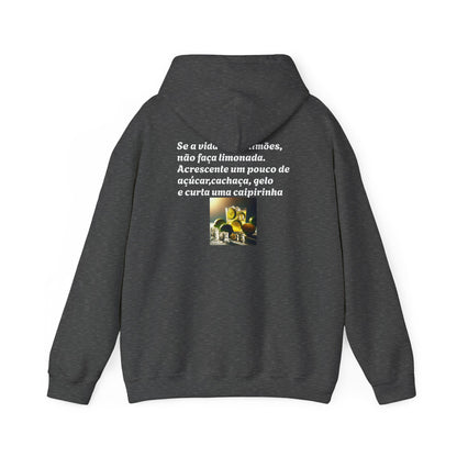 Casual Unisex Hooded Sweatshirt - Fun Cocktail Quote Design