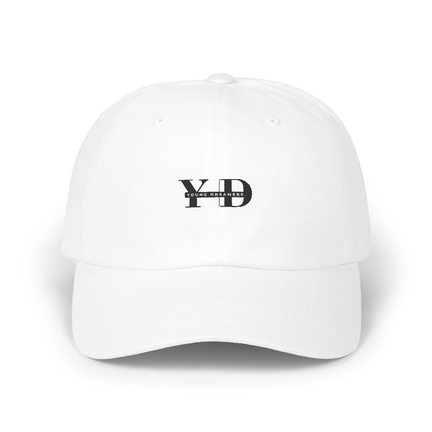 Y.D. Classic Dad Cap - Trendy White Adjustable Hat for Everyday Style