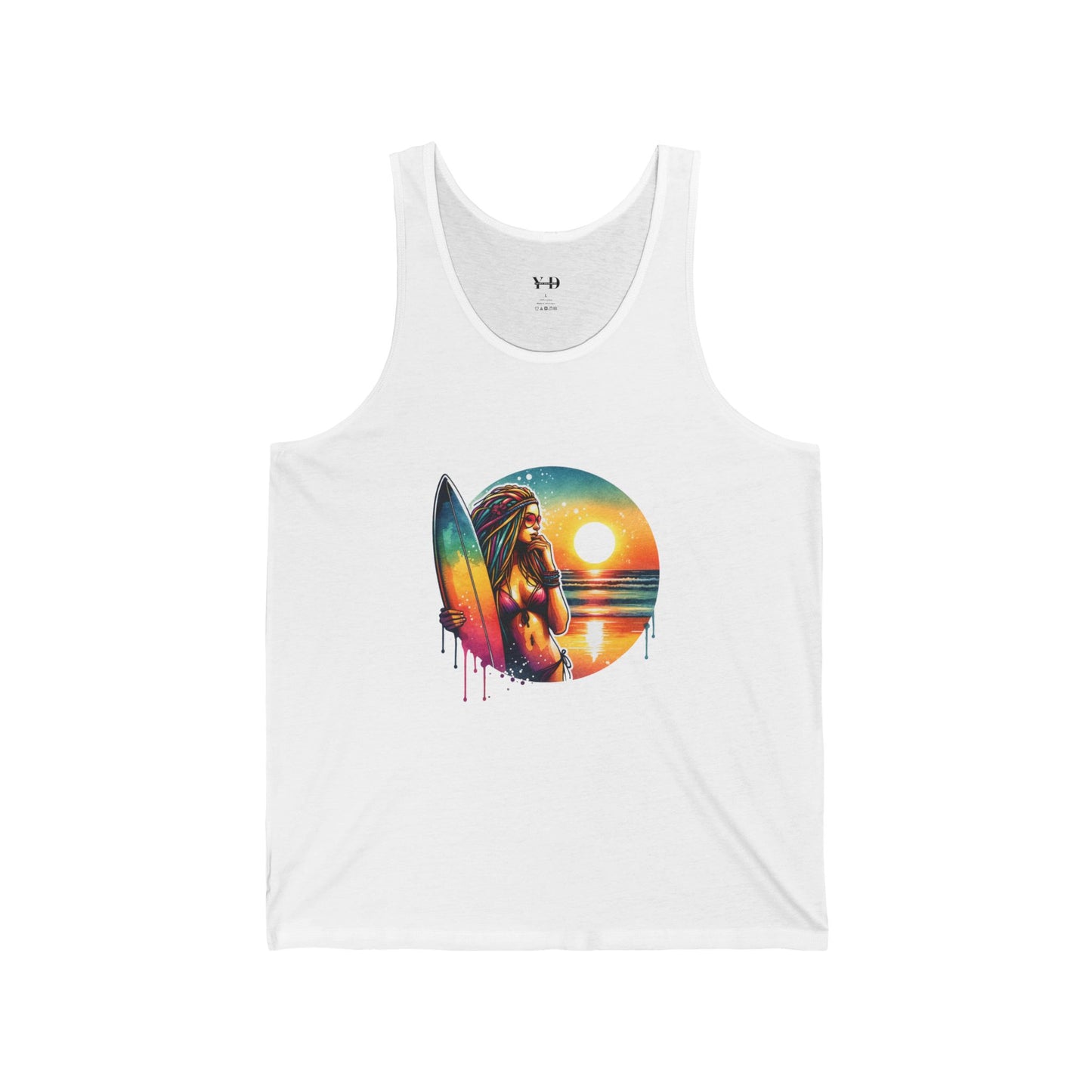 Surf Vibes Unisex Jersey Tank -