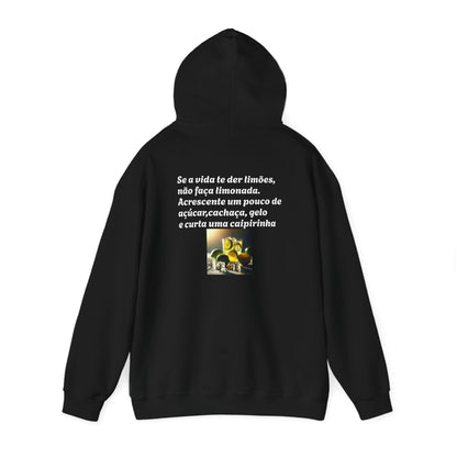 Casual Unisex Hooded Sweatshirt - Fun Cocktail Quote Design