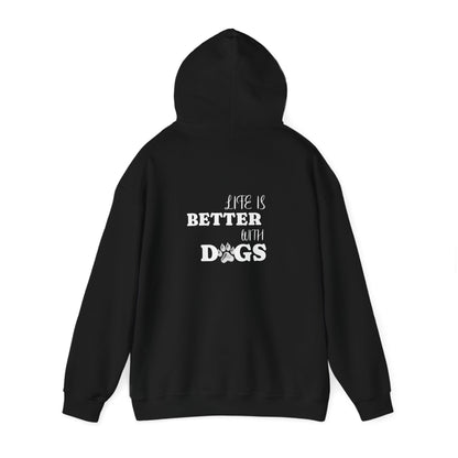 Cute Dog Lover Hoodie - Life is Better with Dogs