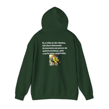 Casual Unisex Hooded Sweatshirt - Fun Cocktail Quote Design